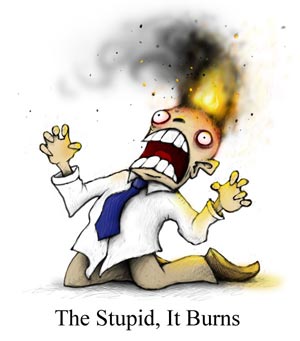 “The Stupid, It Burns”